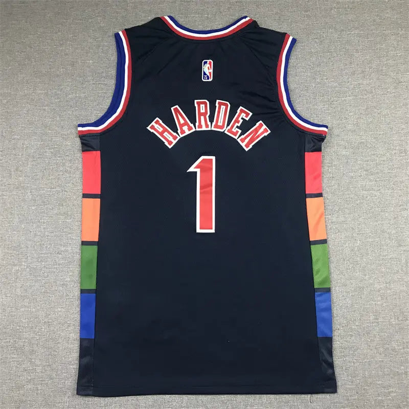 Philadelphia 76ers James Harden NO.1 basketball Jersey