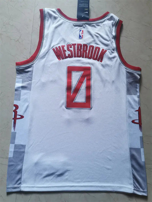 Houston Rockets Russell Westbrook NO.0 Basketball Jersey