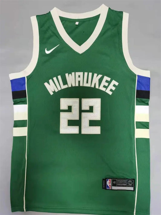 Milwaukee Bucks Khris Middleton NO.22 Basketball Jersey