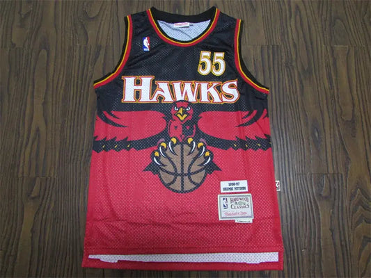 Atlanta Hawks Dikembe Mutombo NO.55 Basketball Jersey