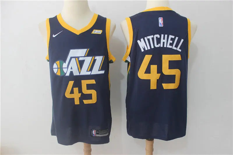 Utah Jazz Donovan Mitchell NO.45 Basketball Jersey