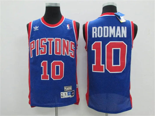 Detroit Pistons Dennis Rodman NO.10 Basketball Jersey