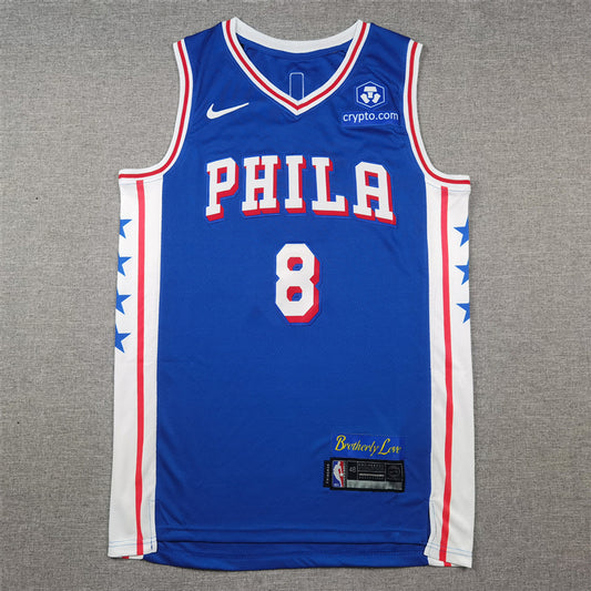 Philadelphia 76ers Paul George NO.8 basketball Jersey