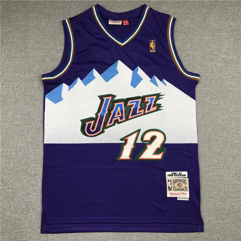 Utah Jazz John Stockton NO.12 Basketball Jersey