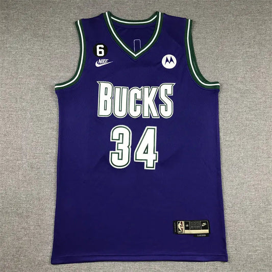 Milwaukee Bucks Giannis Antetokounmpo NO.34 Basketball Jersey