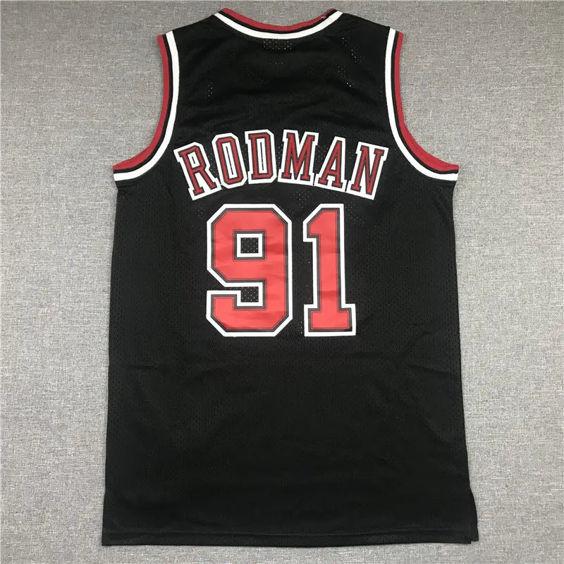 Chicago Bulls Dennis Rodman NO.91 Basketball Jersey