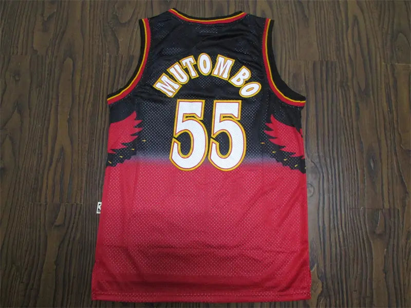 Atlanta Hawks Dikembe Mutombo NO.55 Basketball Jersey