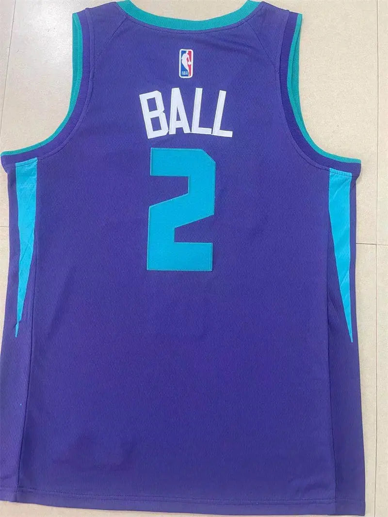 Charlotte Hornets LiAngelo Ball NO.2 Basketball Jersey