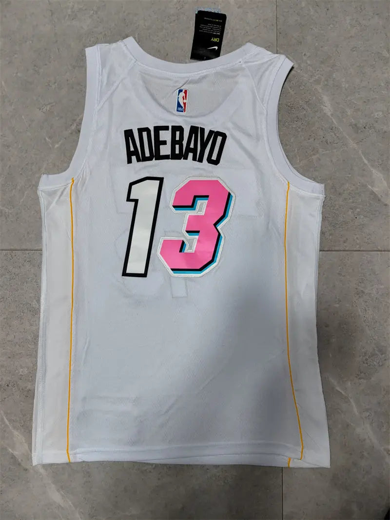 Miami Heat Adebayo NO.13 Basketball Jersey