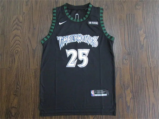 Minnesota Timberwolves Derrick Rose NO.25 Basketball Jersey