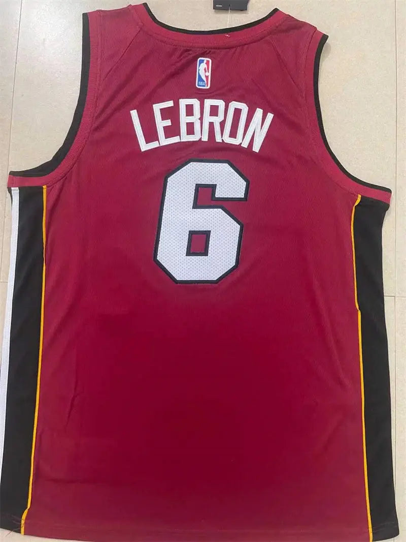 Miami Heat James NO.6 Basketball Jersey