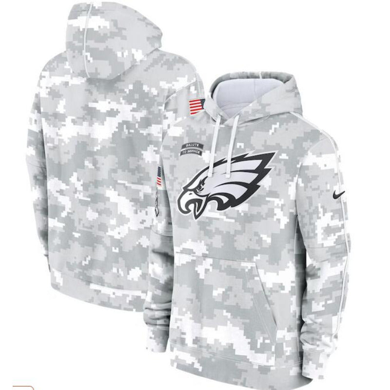 men/women/kids Philadelphia Eagles 2024 Salute to Service Football Hoodies