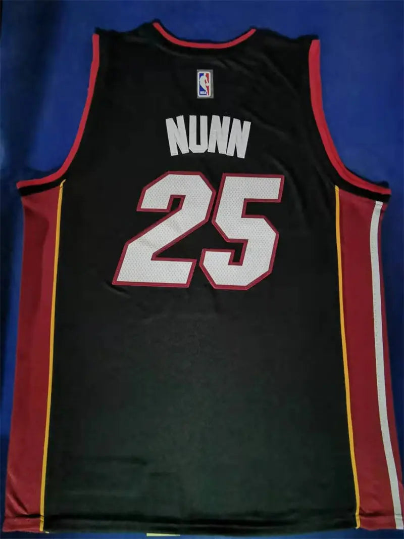 Miami Heat Nunn NO.25 Basketball Jersey