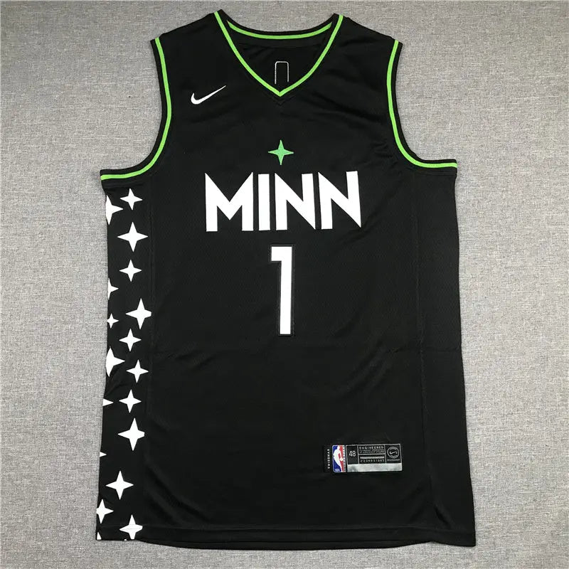 Minnesota Timberwolves Anthony Edwards NO.1 Basketball Jersey