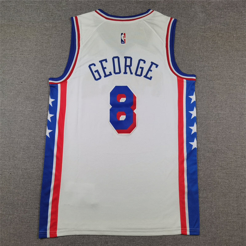 Philadelphia 76ers Paul George NO.8 basketball Jersey