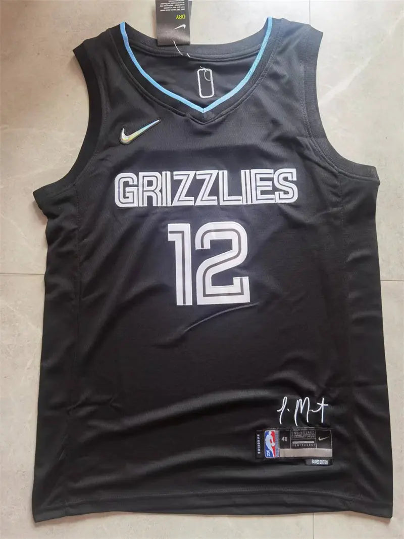 Memphis Grizzlies Ja Morant NO.12 Basketball Jersey