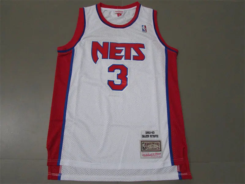 Brooklyn Nets Drazen Petrovic NO.3 Basketball Jersey