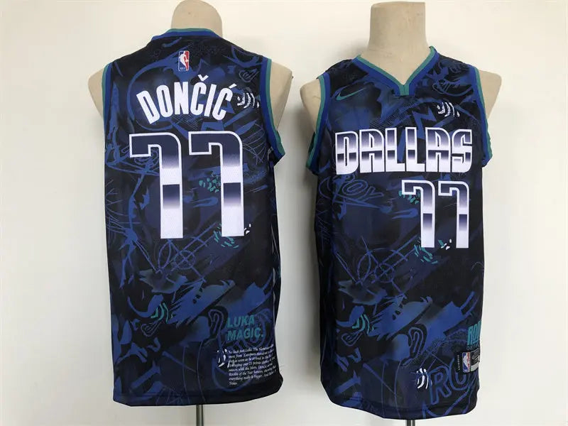 Dallas Mavericks Luka Don?i? NO.77 Basketball Jersey