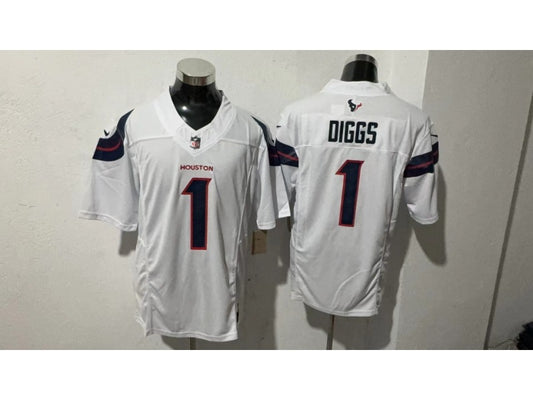 Adult Houston Texans Derek Stefon Diggs NO.1 Football Jerseys