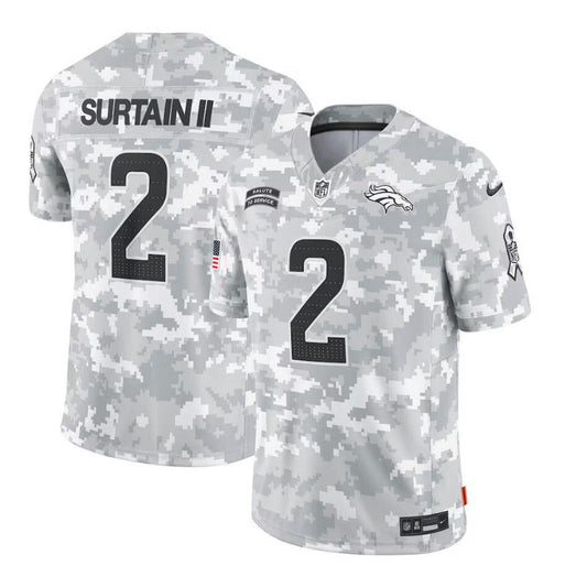 men/women/kids Denver Broncos Patrick Surtain II No.2 2024 Salute To Service Jersey