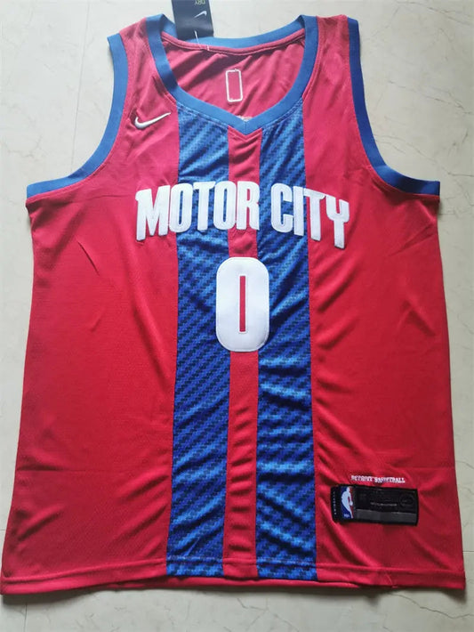 Detroit Pistons Andre Drummond NO.0 Basketball Jersey