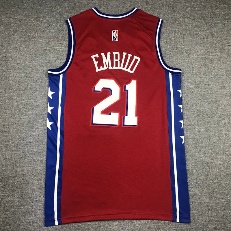 Philadelphia 76ers Joel Embiid NO.21 basketball Jersey