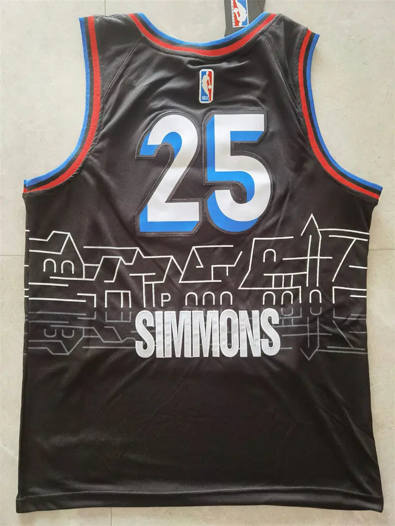 Philadelphia 76ers Simmons NO.25 basketball Jersey