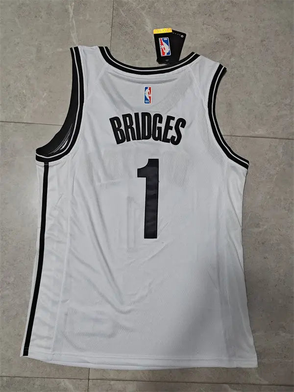 Brooklyn Nets Mikal Bridges NO.1 Basketball Jersey