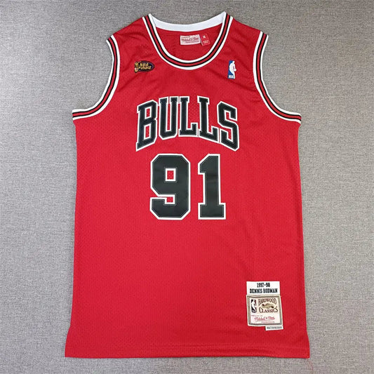 Chicago Bulls Dennis Rodman NO.91 Basketball Jersey