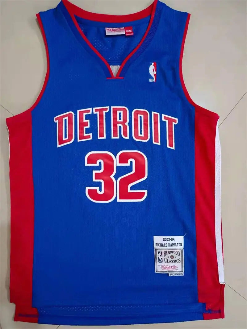 Detroit Pistons Richard Hamilton NO.32 Basketball Jersey