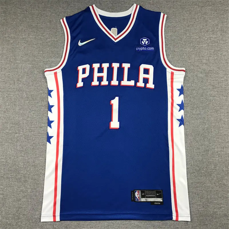 Philadelphia 76ers James Harden NO.1 basketball Jersey