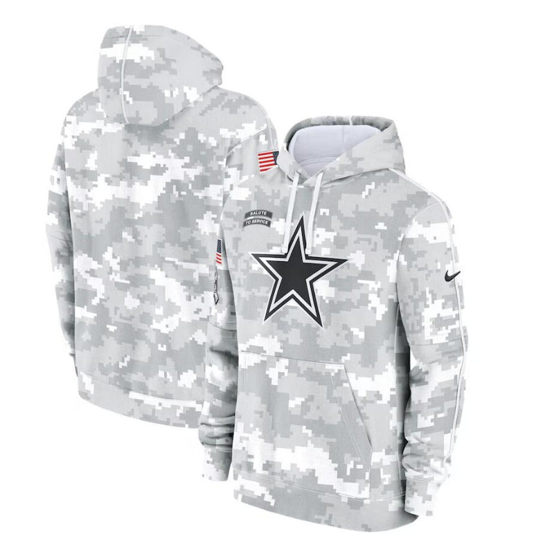 men/women/kids Dallas Cowboys 2024 Salute to Service Football Hoodies