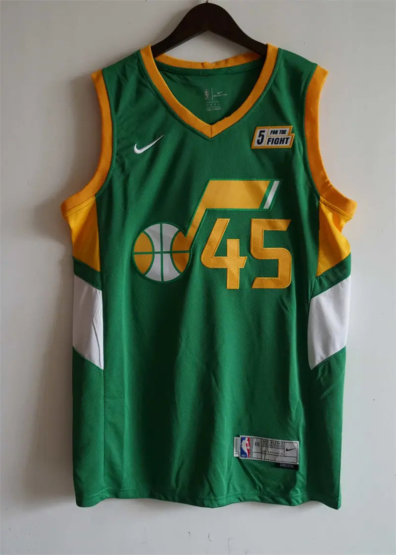 Utah Jazz Donovan Mitchell NO.45 Basketball Jersey