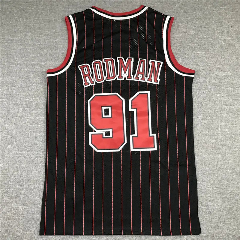 Chicago Bulls Dennis Rodman NO.91 Basketball Jersey