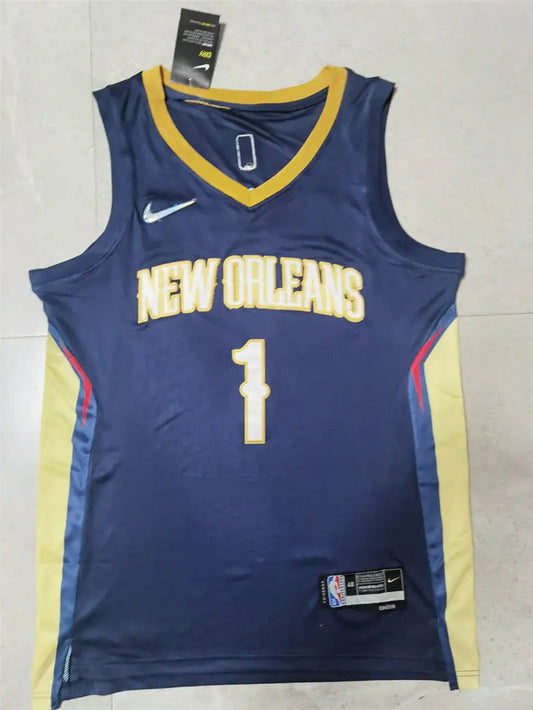 New Orleans Pelicans Zion Williamson NO.1 Basketball Jersey