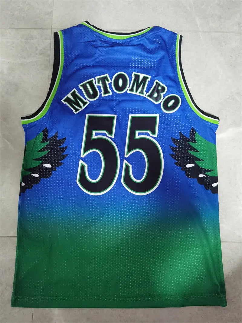 Atlanta Hawks Dikembe Mutombo NO.55 Basketball Jersey