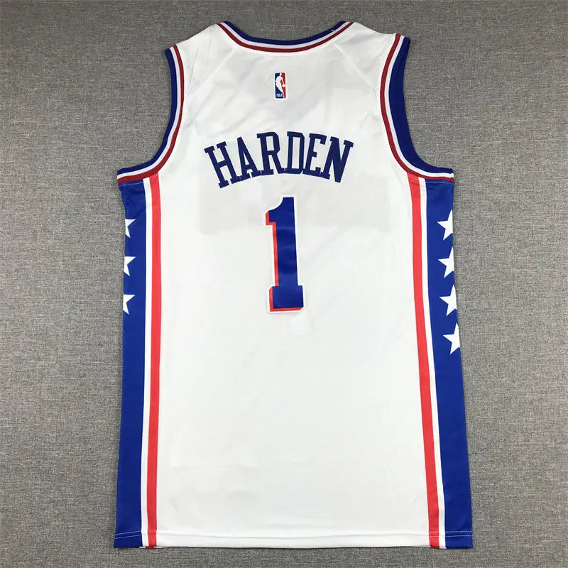 Philadelphia 76ers James Harden NO.1 basketball Jersey