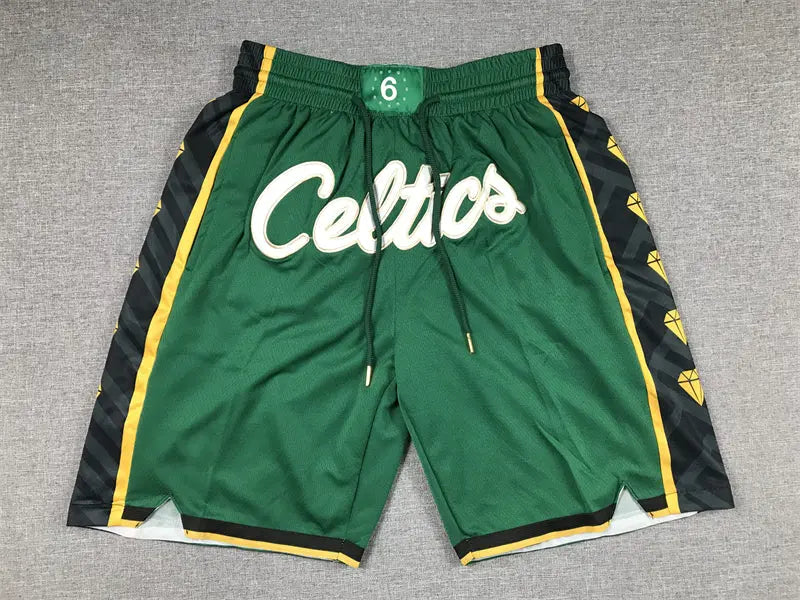 Boston Celtics Green Basketball Shorts