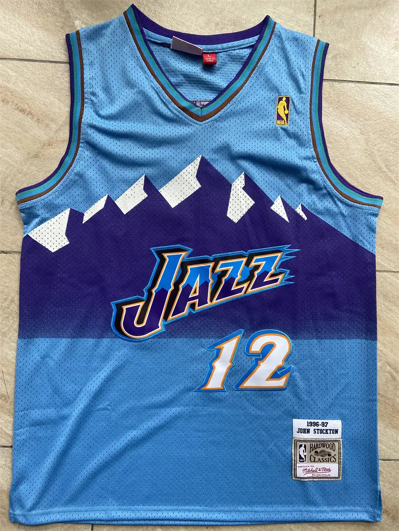 Utah Jazz John Stockton NO.12 Basketball Jersey