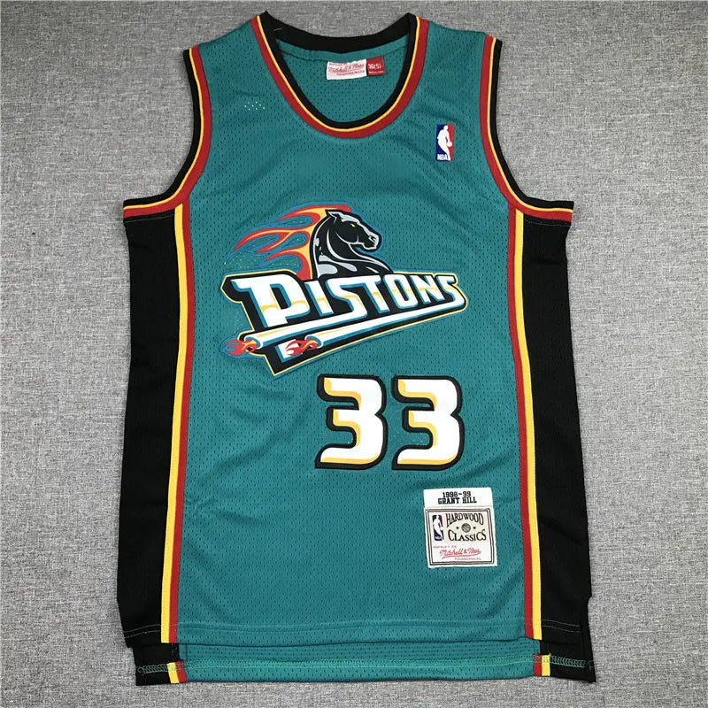 Detroit Pistons Grant Hill NO.33 Basketball Jersey