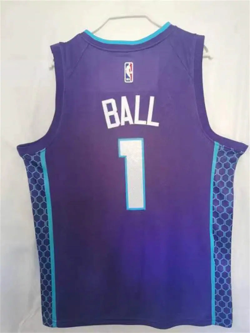 Charlotte Hornets LiAngelo Ball NO.1 Basketball Jersey