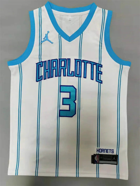 Charlotte Hornets Terry Rozier W NO.3 Basketball Jersey