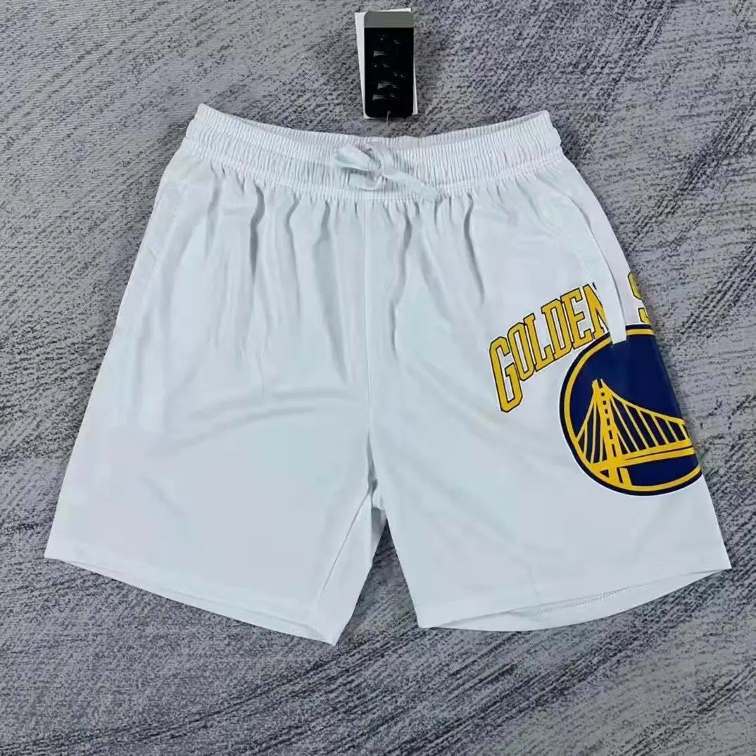 Golden State Warriors white Basketball Shorts