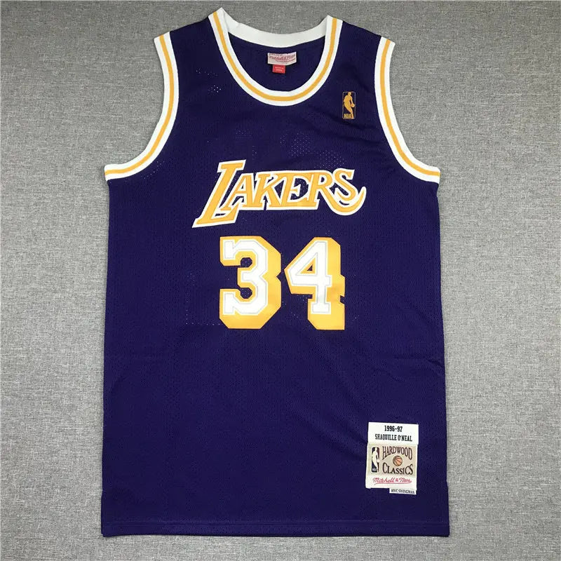 Los Angeles Lakers Shaquille O'Neal NO.34 Basketball Jersey