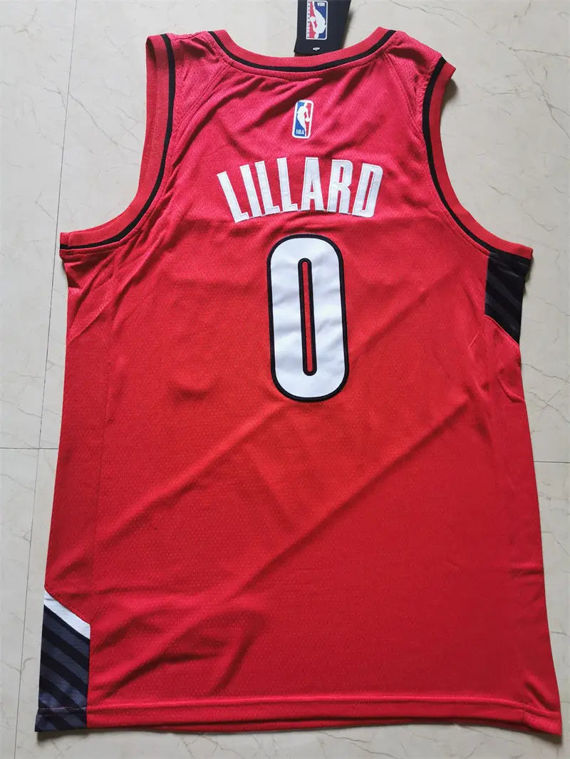 Portland Trail Blazers Damian Lillard NO.0 Basketball Jersey