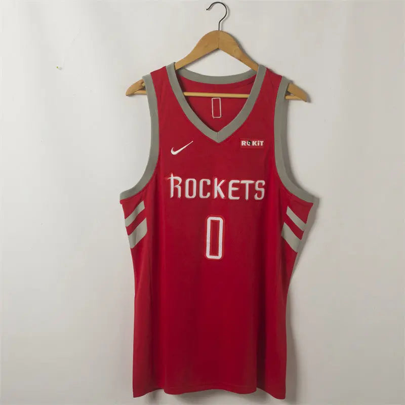 Houston Rockets Russell Westbrook NO.0 Basketball Jersey