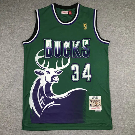 Milwaukee Bucks Ray Allen NO.34 Basketball Jersey