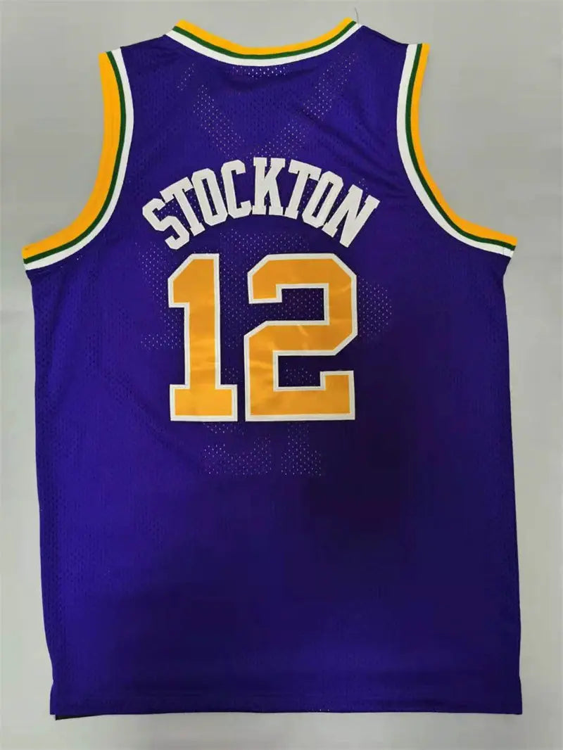 Utah Jazz John Stockton NO.12 Basketball Jersey