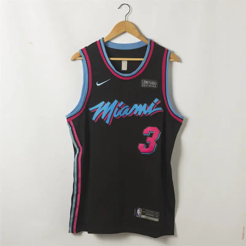 Miami Heat Wade NO.3 Basketball Jersey