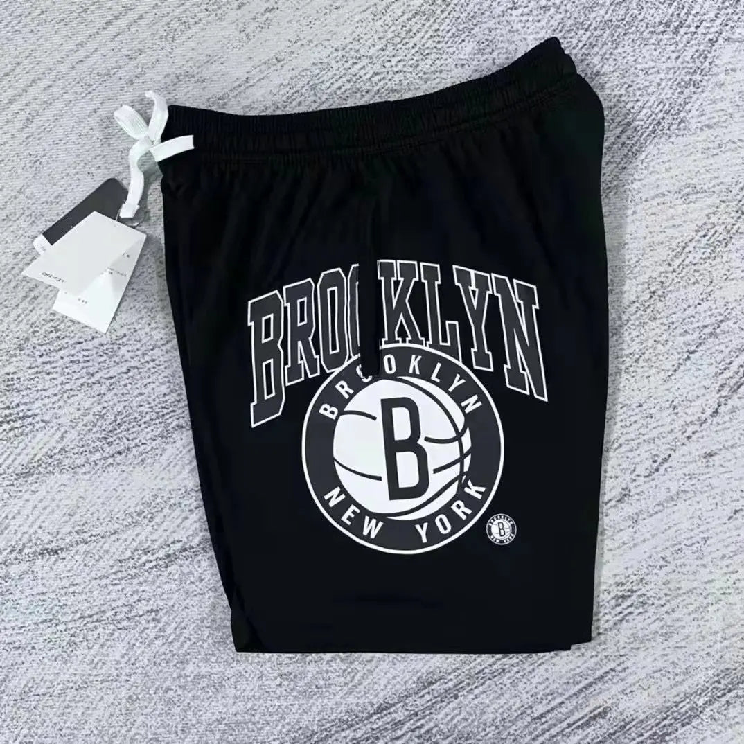 Brooklyn Nets black Basketball Shorts